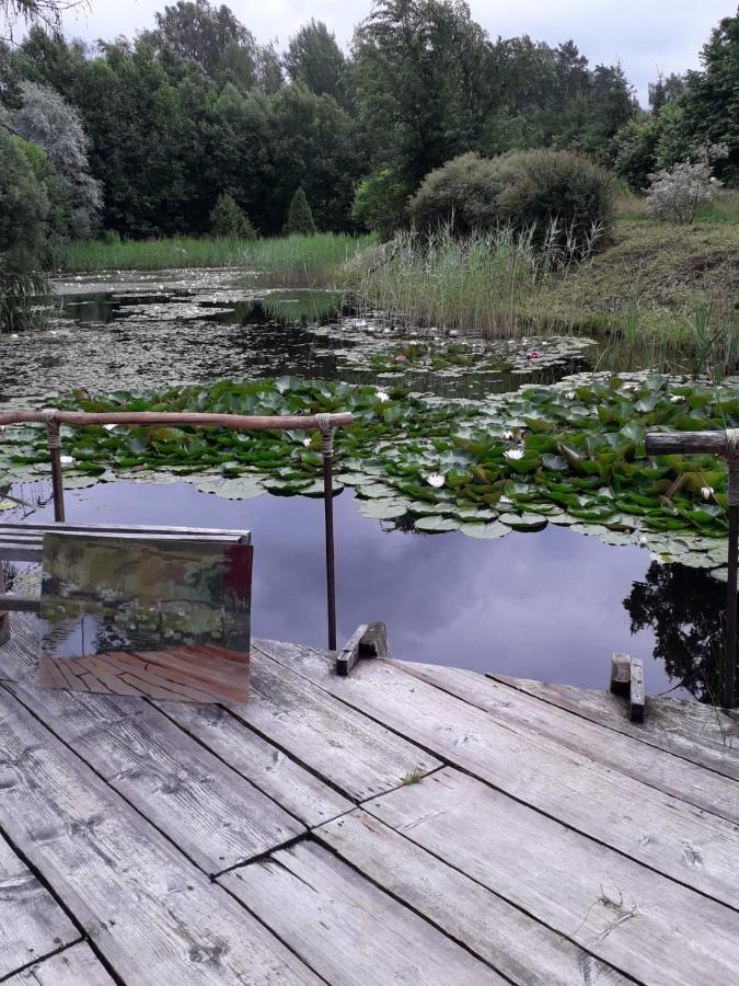 Idilliska Latgaliesu Lauku Maja Ar Melno Pirti Villa Aglona Eksteriør billede