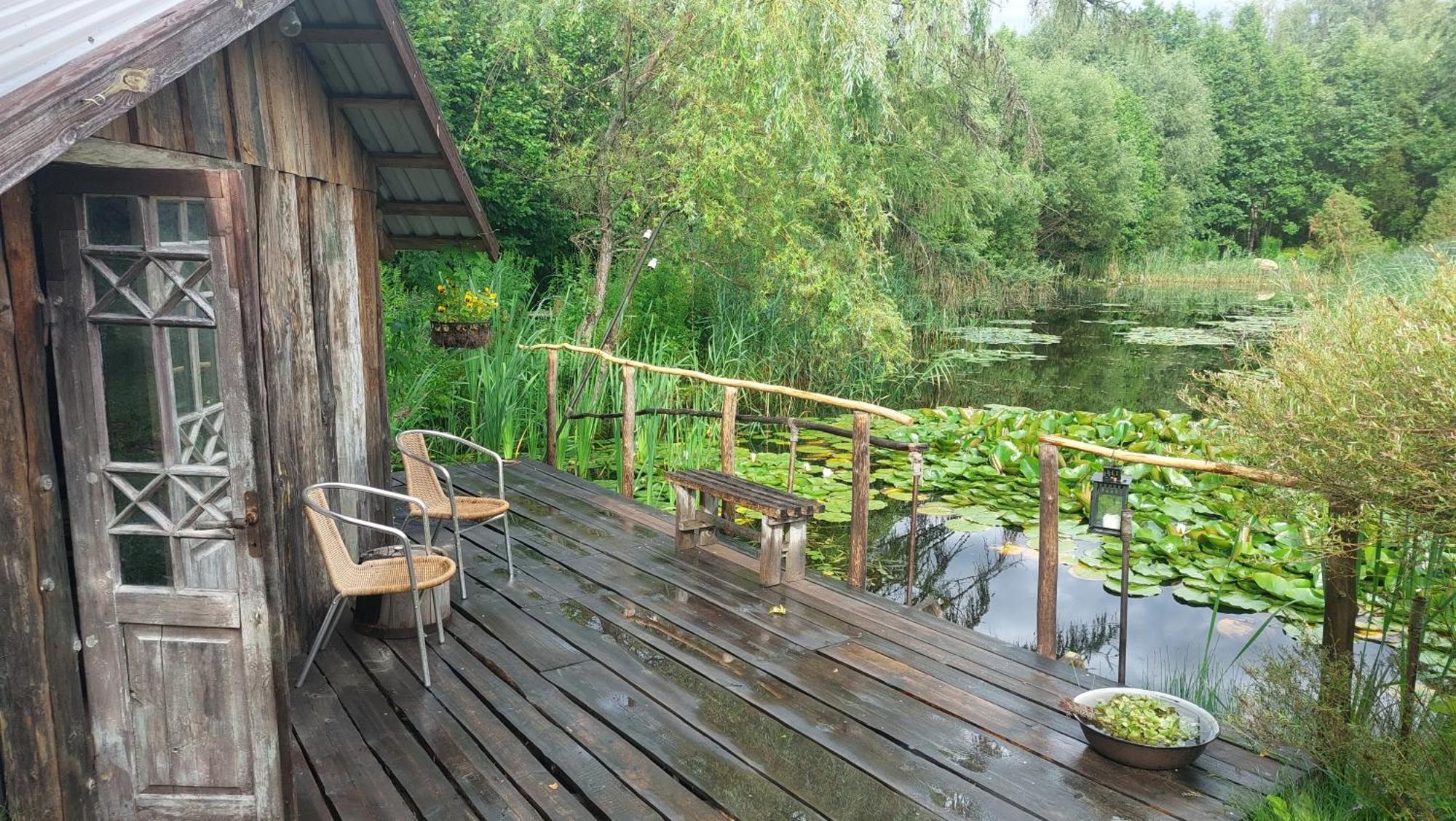 Idilliska Latgaliesu Lauku Maja Ar Melno Pirti Villa Aglona Eksteriør billede